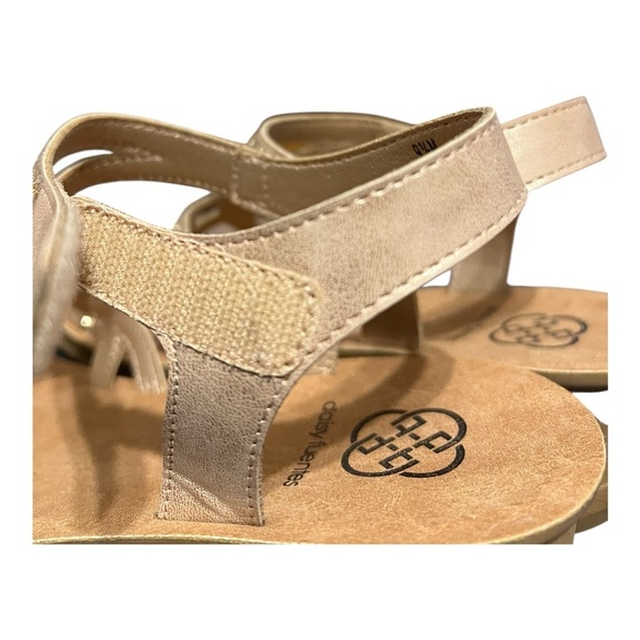 Daisy Fuentes Gold Embellished Sandals – Size 9.5 - Picture 6 of 9